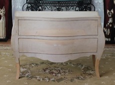 Commode baroque Louis XV dorée à la feuille, fabrication artisanale – MEUBLES DOBOIS