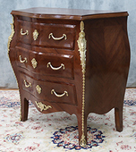 Commode baroque Louis XV laquée blanche et dorée, style palace – MEUBLES DOBOIS