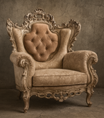 Fauteuil Versailles baroque sculpté et tapissé Meubles Dobois