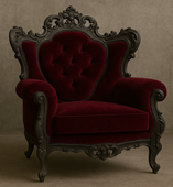 superbe fauteuil baroque