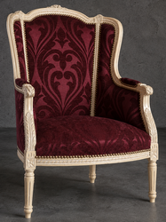 Fauteuil bergère à oreilles pour décoration classique - LES MEUBLES DOBOIS
