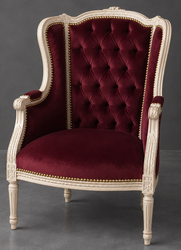 Fauteuil bergère baroque Louis XVI personnalisable - LES MEUBLES DOBOIS