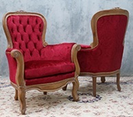 Fauteuil Bergère Cabriolet Style Louis XV