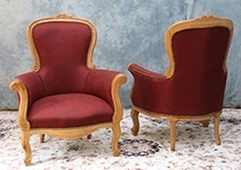 Fauteuil Bergère Cabriolet Style Louis XV
