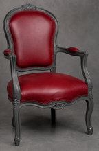 Fauteuil de salon cabriolet style Louis XV - LES MEUBLES DOBOIS
