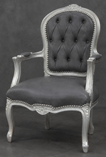 Fauteuil cabriolet de style français Louis XV - LES MEUBLES DOBOIS