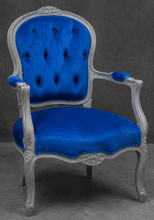 Fauteuil cabriolet Louis XV pour chambre ou salon - LES MEUBLES DOBOIS