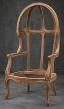 Carcasse de fauteuil carrosse en hêtre massif assemblage tenons-mortaises