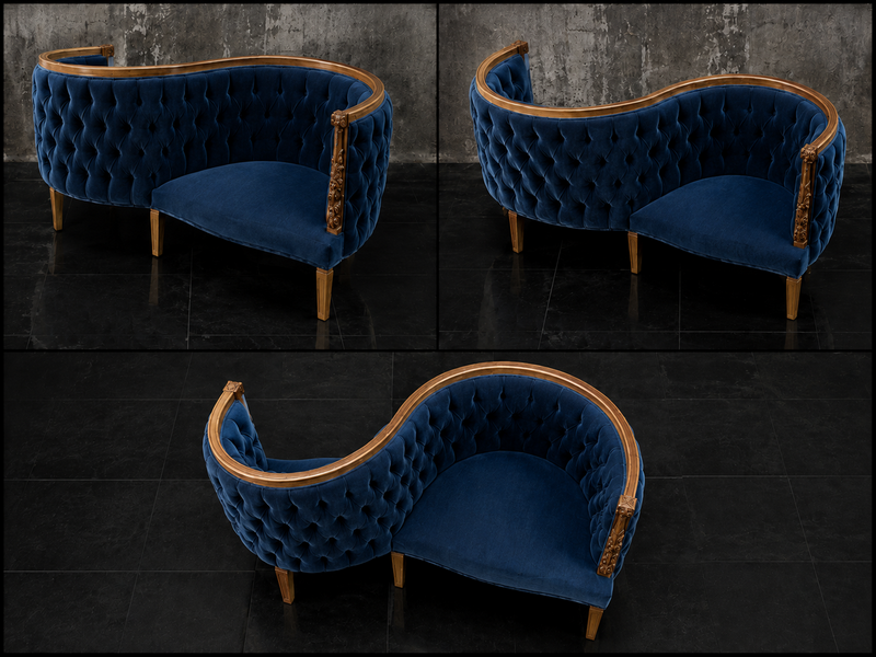Fauteuil confident 2 places moderne silhouette contemporaine Meubles Dobois