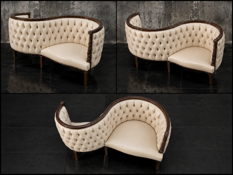 Fauteuil confident 2 places moderne lignes épurées Meubles Dobois