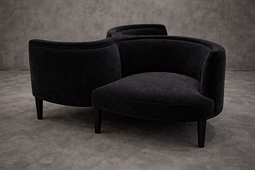 Fauteuil Indiscret noir