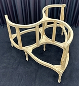 Fauteuil indiscret 3 places style Louis XV dossier enveloppant MEUBLES DOBOIS