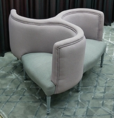 Fauteuil indiscret 3 places style Louis XVI piétement fuselé MEUBLES DOBOIS