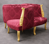 Fauteuil Indiscret 3 places Style Louis XV