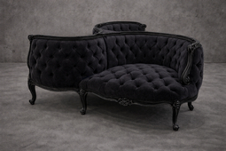 Fauteuil Indiscret 3 places Style Louis XV