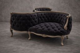 Fauteuil Indiscret 3 places Style Louis XV