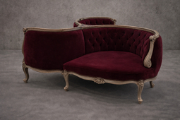 Fauteuil Indiscret 3 places Style Louis XV