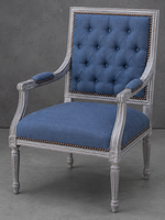 Fauteuil Jacob de salle à manger en bois sculpté – LES MEUBLES DOBOIS
