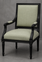 Fauteuil Jacob pour bureau classique avec accoudoirs – LES MEUBLES DOBOIS