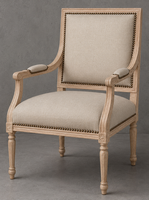 Fauteuil de travail Jacob inspiré du Style Louis XVI – LES MEUBLES DOBOIS