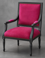Fauteuil de bureau Jacob avec pieds cannelés – LES MEUBLES DOBOIS