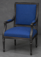 Fauteuil Jacob avec dossier et assise garnis – LES MEUBLES DOBOIS