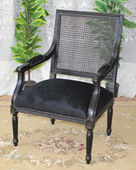 Fauteuil Jacob Louis XVI avec assise confortable - Meubles DOBOIS