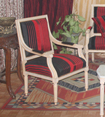 Fauteuil Jacob Louis XVI élégant pour salon - Meubles DOBOIS
