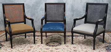 Fauteuil Jacob de style Louis XVI pour salle de réception - Meubles DOBOIS