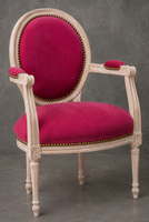 Fauteuil de salon Médaillon STYLE LOUIS XVI - LES MEUBLES DOBOIS