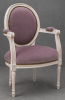 Fauteuil Médaillon sculpté pour salle à manger - LES MEUBLES DOBOIS