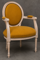 Fauteuil de bureau Médaillon classique - LES MEUBLES DOBOIS