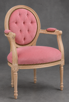 Chaise avec accoudoirs Médaillon au design moderne - LES MEUBLES DOBOIS