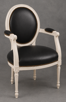 Fauteuil de bureau Médaillon moderne STYLE LOUIS XVI - LES MEUBLES DOBOIS