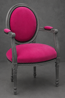 Fauteuil Médaillon moderne pour salon STYLE LOUIS XVI - LES MEUBLES DOBOIS