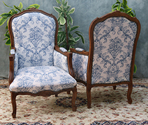 Fauteuil Bergère à la Reine Style Régence