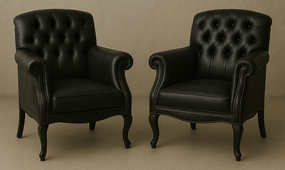 Fauteuil Pompadour Louis XV carcasse bois brut sculpté LES MEUBLES DOBOIS