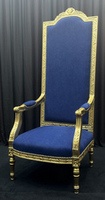 Fauteuil Trône Baroque haut de gamme sculpté main - Meubles Dobois