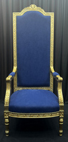 Fauteuil Trône de Style Baroque pour château et réception - Meubles Dobois