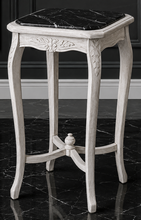 Sellette de style Louis XV plateau en marbre noir