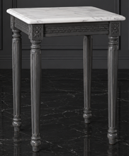 Sellette de style Louis XVI plateau marbre rouge