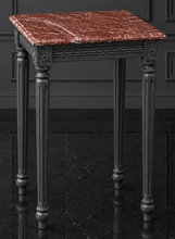 Sellette Louis XVI carrée hauteur 55cm plateau marbre