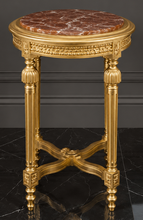 Sellette ronde Louis XVI pour lampe ou sculpture