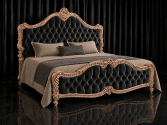 Lit baroque Trianon sur mesure - Meubles Dobois