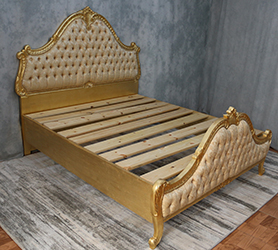 lit baroque doré