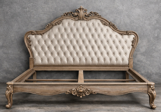 Lit Acanthus Style Baroque - Modèle Acanthus en bois chene