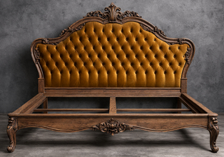 Lit Acanthus Style Baroque - Modèle Acanthus en bois chene