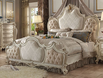 Lit de Style Baroque sur mesure fabriqué par meubles dobois