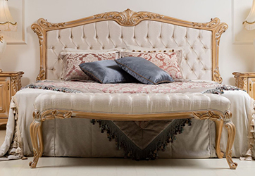 Lit de Style Baroque - Tête de Lit de Style Baroque - Modèle Cabriolet VI