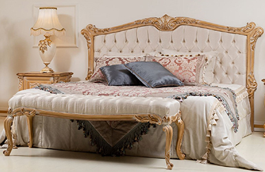 Lit de Style Baroque - Tête de Lit de Style Baroque - Modèle Cabriolet VI